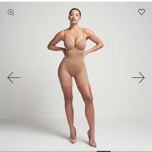 SKIMS Sculpting Bodysuit in Tan